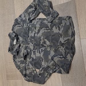 ZARA boys Camo utility shirt